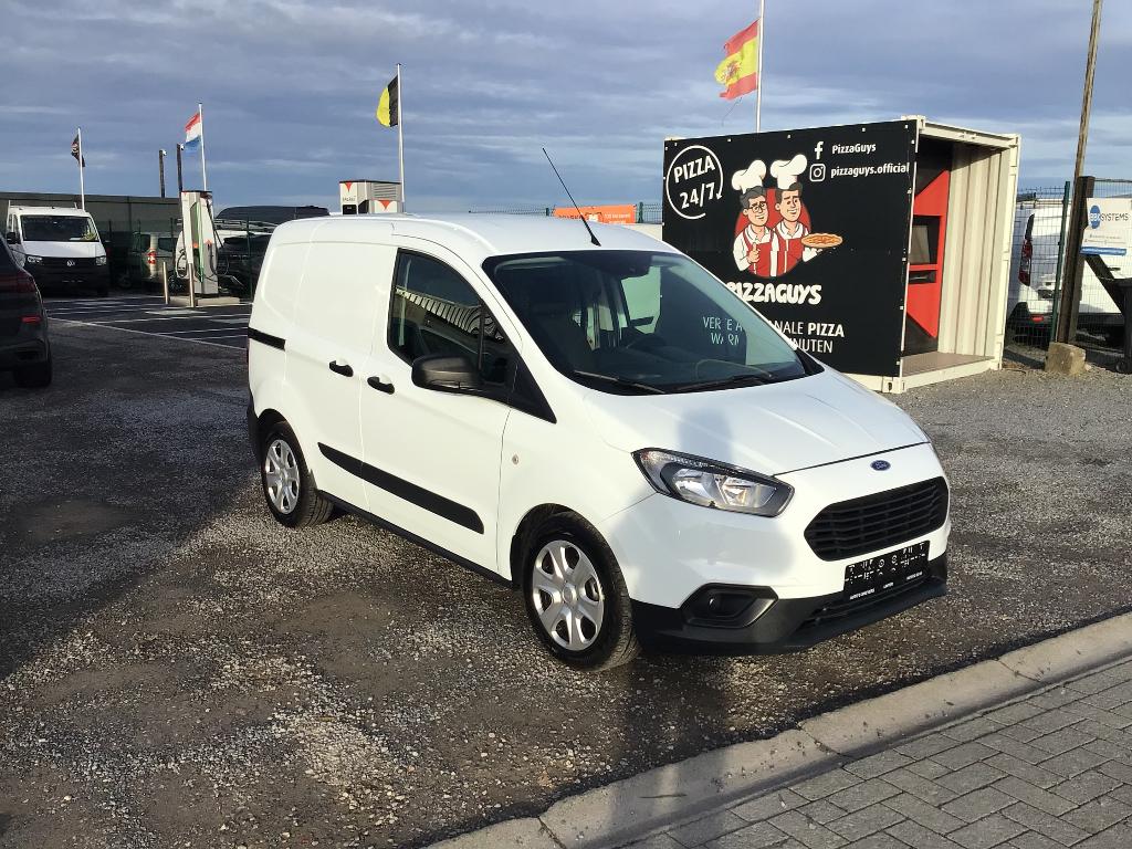 ford courier 15dci 2023 13000km airco 14950e alles in, 75 kW, Achat, Euro 6, 2 places