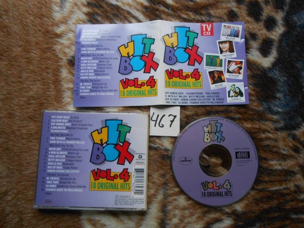 CD Hitbox Vol. 4 uit 1993, Cd's en Dvd's, Ophalen of Verzenden, Gebruikt