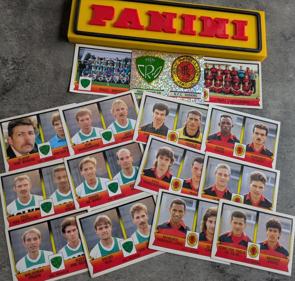 PANINI FOOTBALL 92 15 STICKERS 1992 : RAC MECHELEN/SERAING, Verzenden, Nieuw