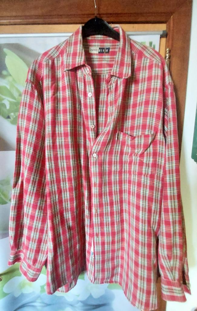 Chemise Esprit Longue manche carreau XXL, Enlèvement ou Envoi, Porté, Esprit, Autres tours de cou