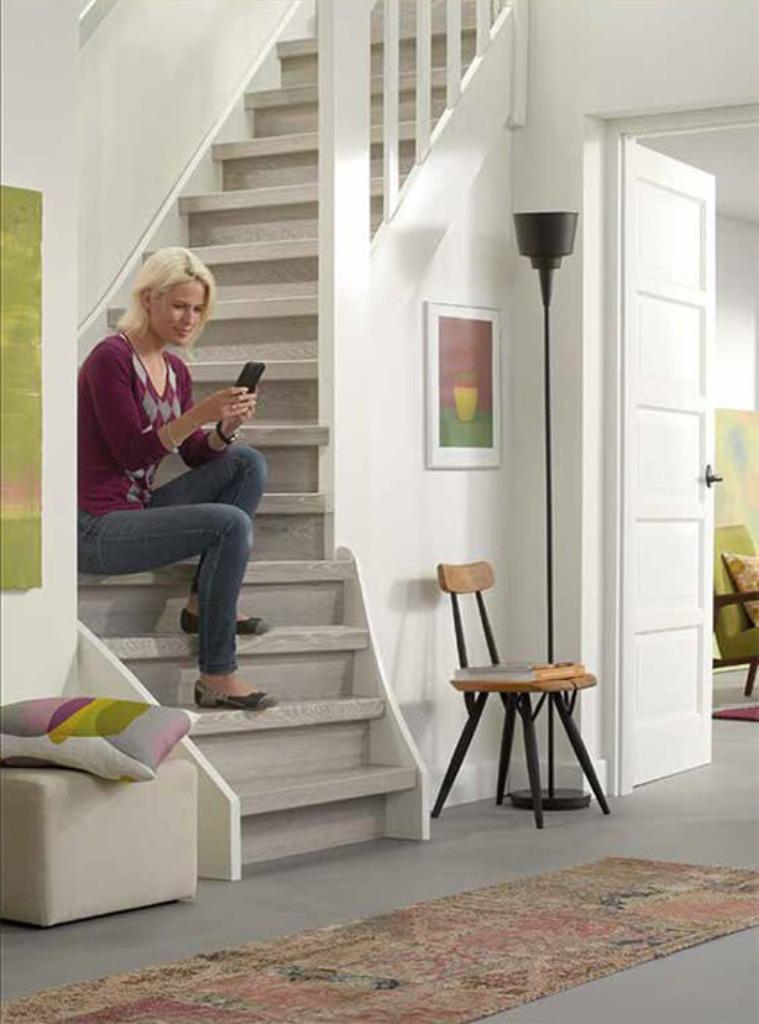 PVC traprenovatie COMPLETE SET vanaf €145,00 GOEDKOOPSTE, Doe-het-zelf en Bouw, Ophalen, Nieuw, Trap