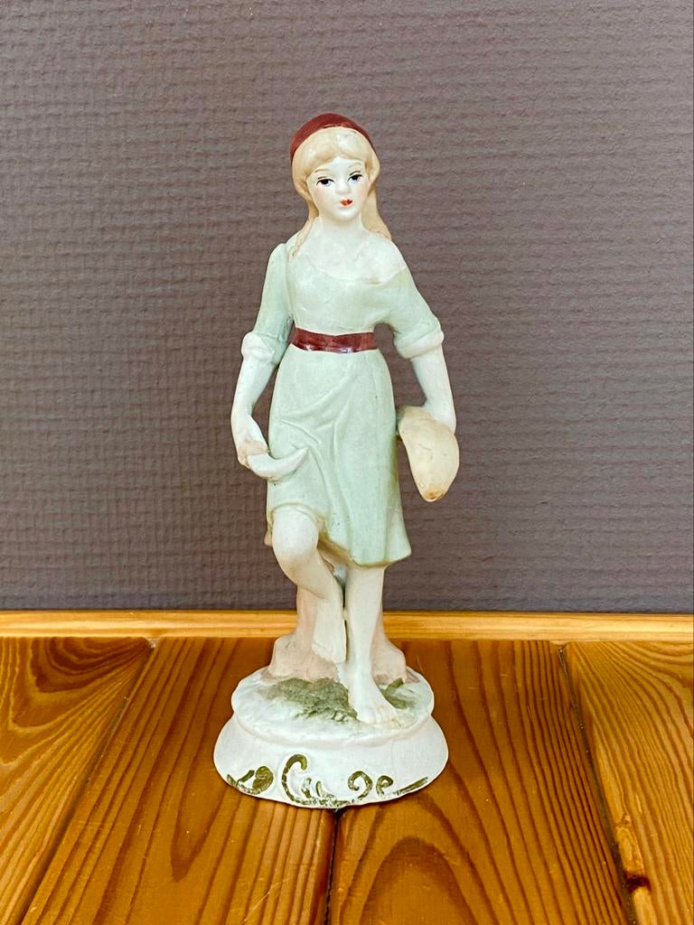 Figurine / statuette jeune fille - vintage, Enlèvement ou Envoi, Utilisé