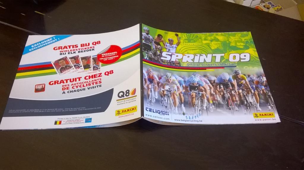 LEEG ALBUM PANINI SPRINT 2009, Ophalen of Verzenden, Zo goed als nieuw