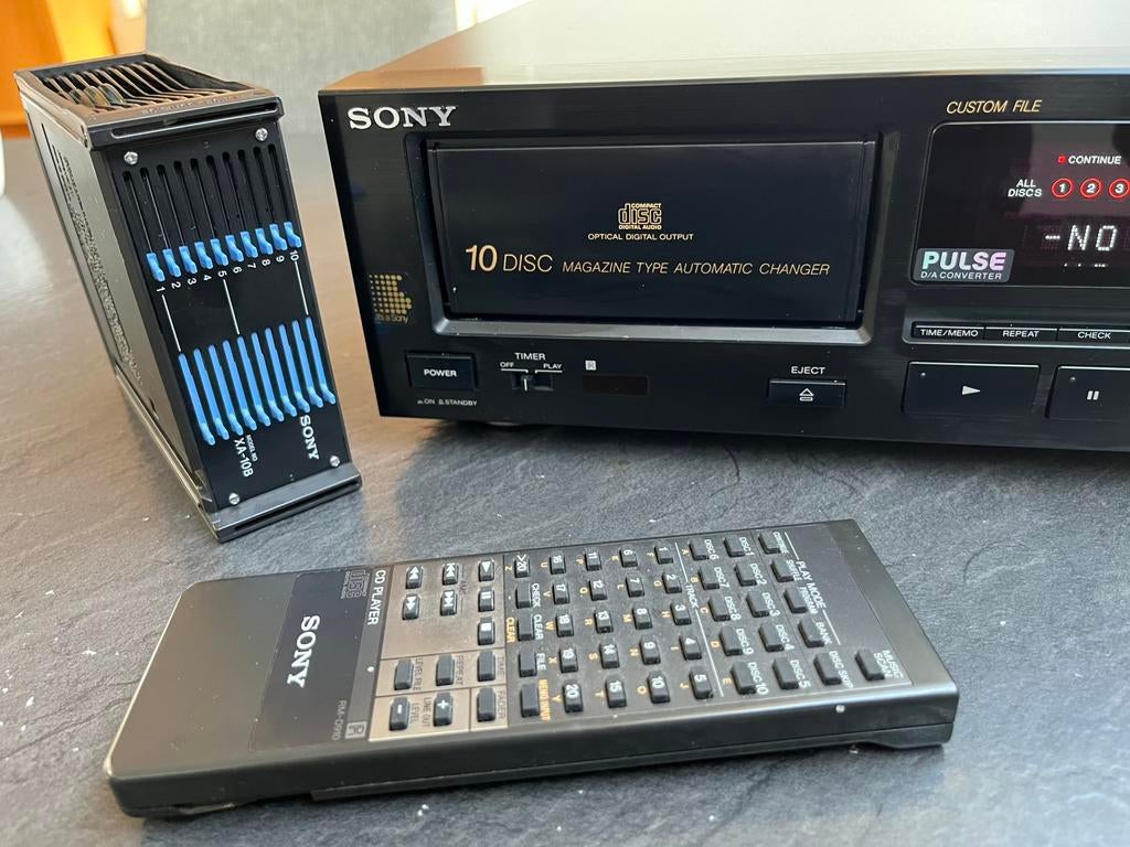 SONY CDP-C910 (chargeur 10xCD), TV, Hi-fi & Vidéo, Lecteurs CD, Comme neuf, Sony, Changeur, Enlèvement ou Envoi