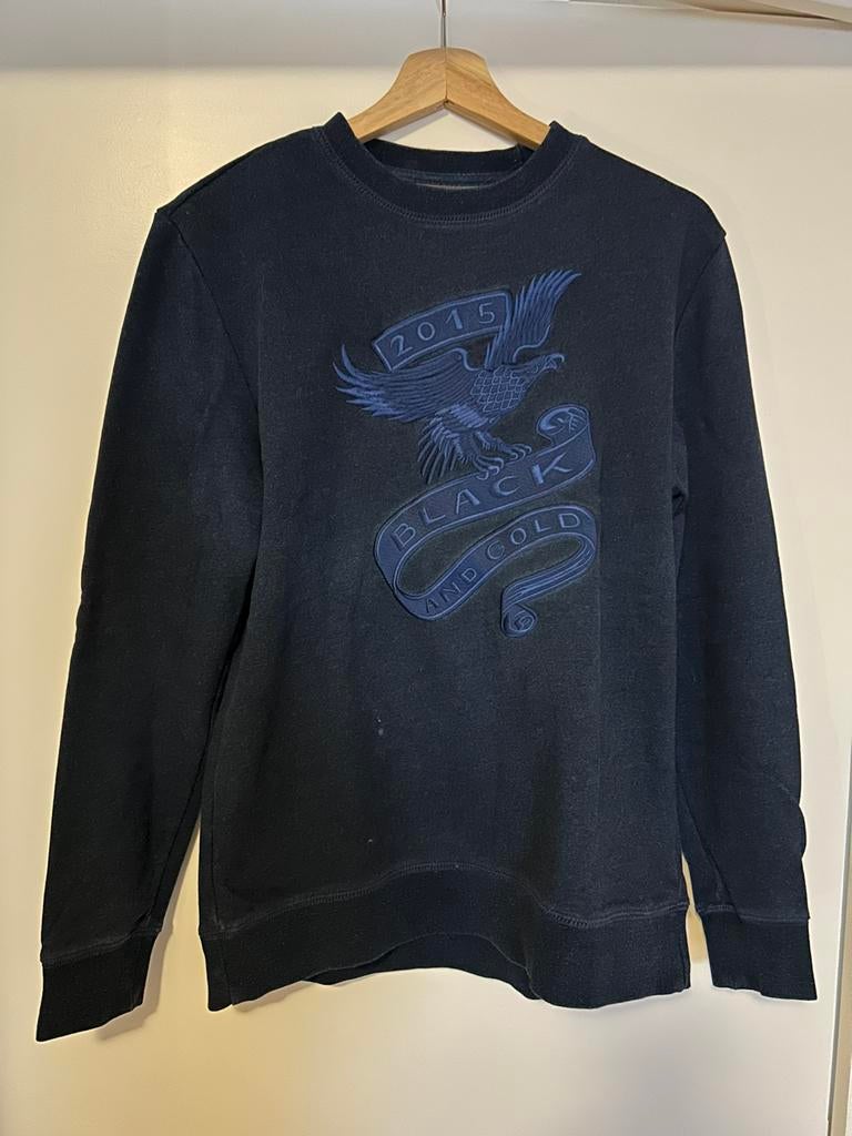 Sweater black & gold, Kleding | Heren, Ophalen, Zo goed als nieuw, Maat 46 (S) of kleiner, Blauw