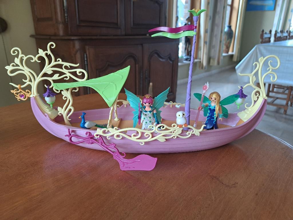 Playmobil Fairies - Schip van de feeënkoningin, Kinderen en Baby's, Speelgoed | Playmobil, Ophalen, Zo goed als nieuw