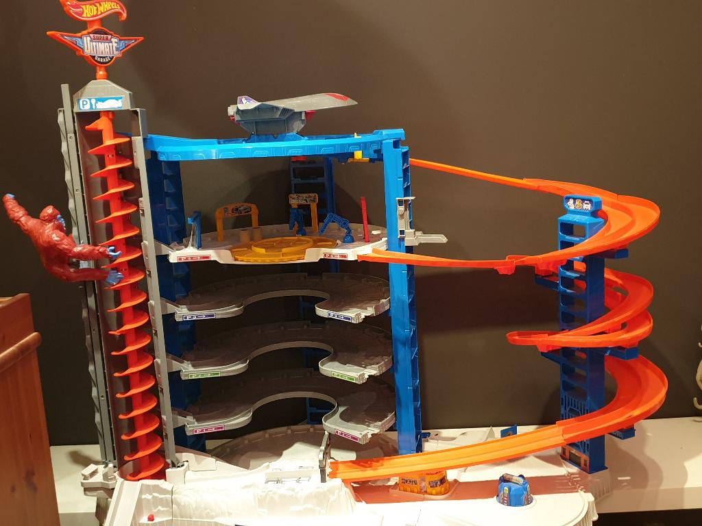 garage petites voitures : Hot Wheels Super Ultimate Garage, Électrique, Enlèvement, Hot Wheels, Circuit