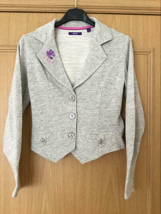 Blazer gris de la marque Mexx, Enfants & Bébés, Mexx, Enlèvement ou Envoi, Pull ou Veste, Comme neuf