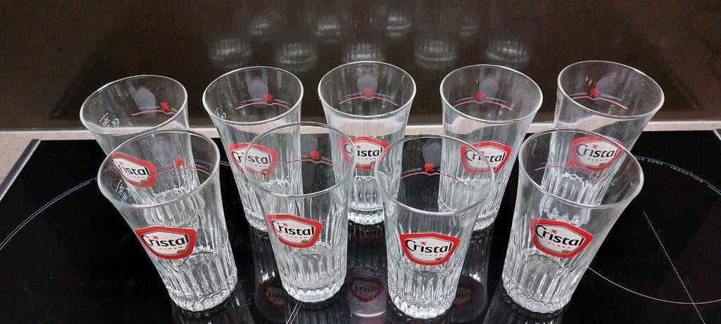 9 tulpkes Cristal  Alken, Ophalen of Verzenden