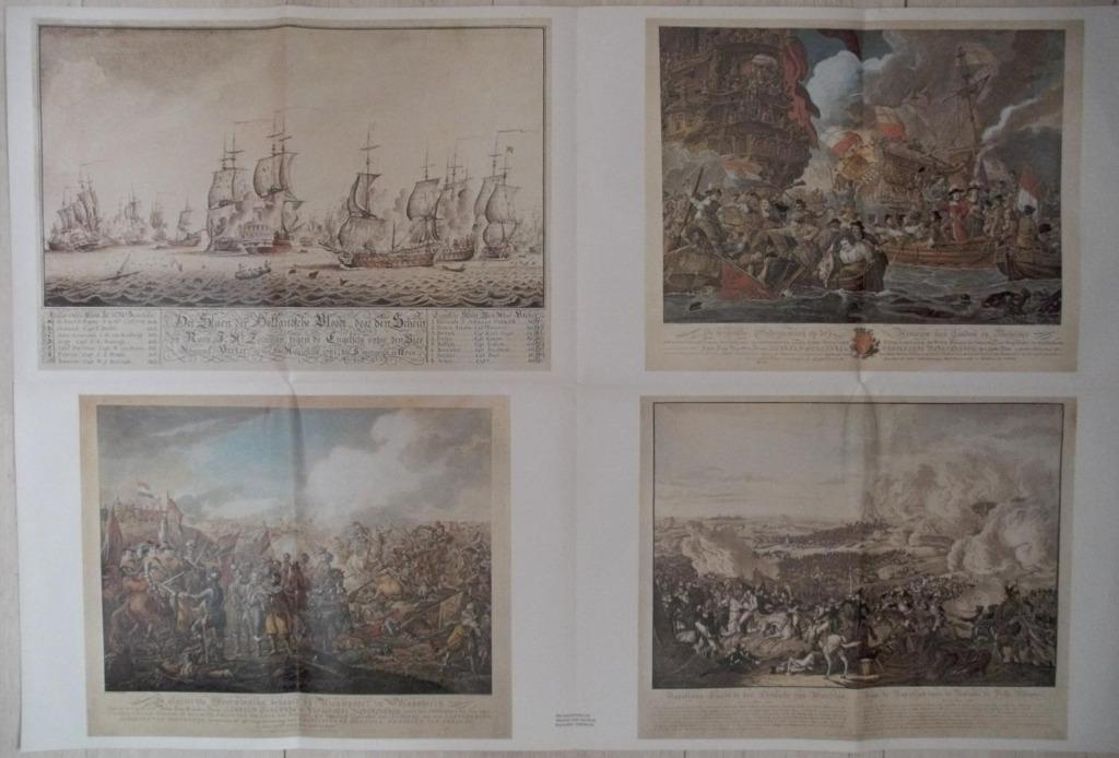 poster Beroemde Veldslagen, Boeken, Oorlog en Militair, Ophalen of Verzenden