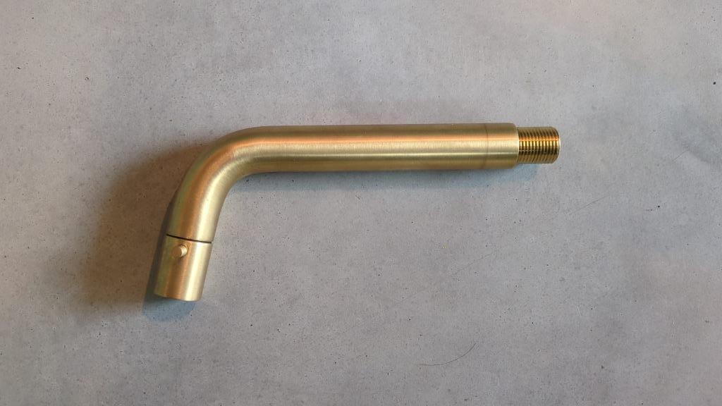 fonteinkraan - hothbath cobber geborsteld messing, Ophalen, Nieuw, Kraan