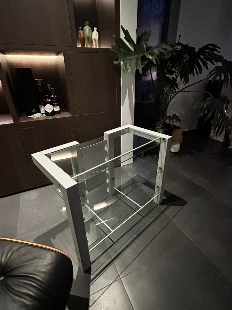 Modern design tv-meubel, 25 à 50 cm, Verre, Moins de 100 cm, Comme neuf