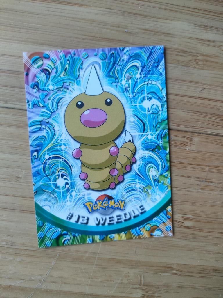 Carte Pokemon Topps aspicot 13 weedle, Enlèvement, Utilisé