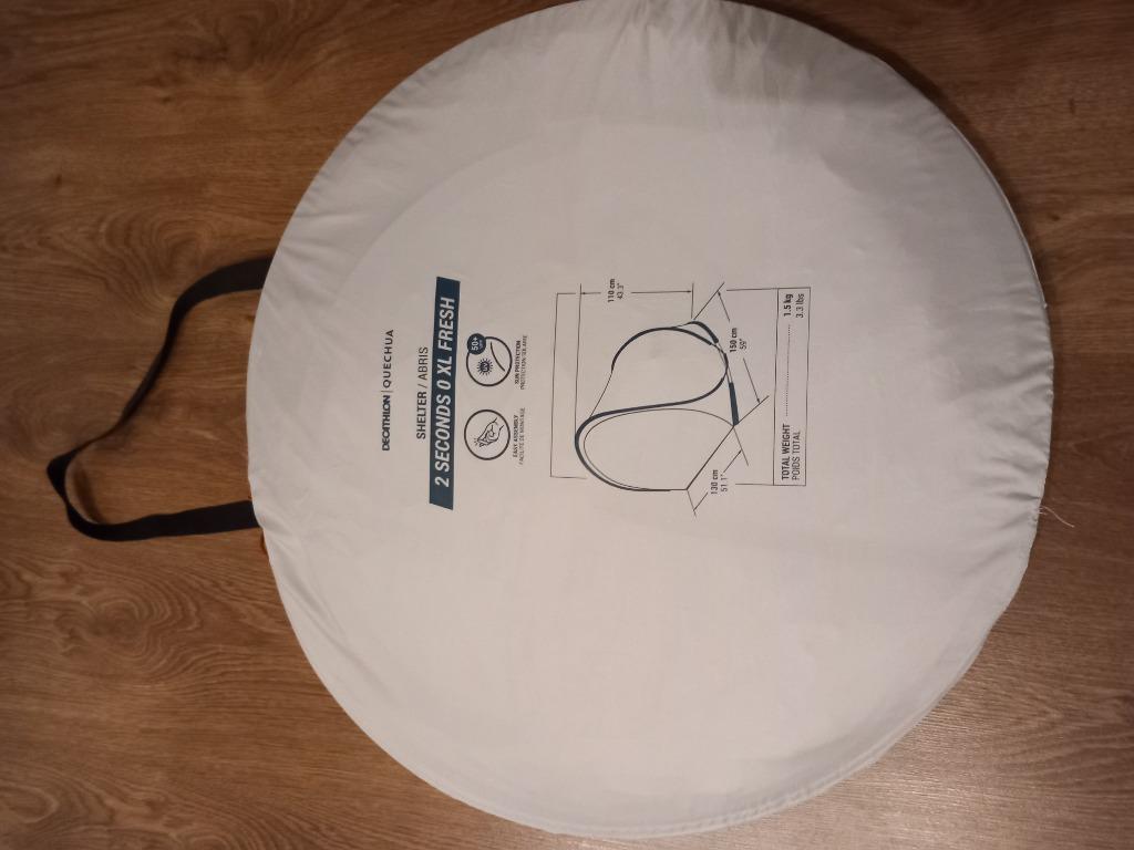 Tente/abris anti-vent Quechua, Caravans en Kamperen, Tenten, Ophalen of Verzenden, Gebruikt, Tot en met 2