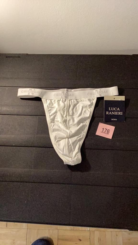 Witte herenstring, Kleding | Heren, Ondergoed, Verzenden, Wit, Slip
