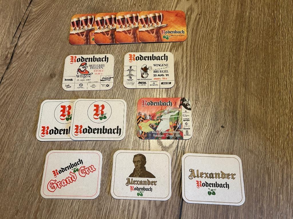 Bierviltjes Rodenbach, Verzamelen, Ophalen of Verzenden, Gebruikt, Viltje(s), Overige merken