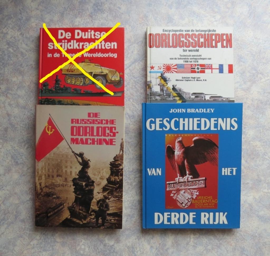 Oorlog Schip Hitler Tank Derde Rijk Berlijn 1940 1945 Patton, Envoi, Deuxième Guerre mondiale, Comme neuf, Général