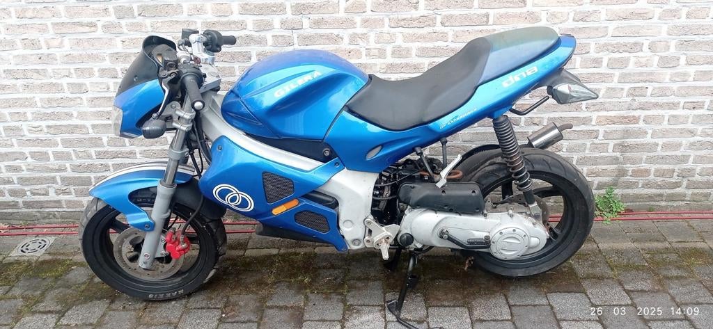 Gilera DNA 50 klasse B, Fietsen en Brommers, Ophalen, Gebruikt, Klasse B (45 km/u)