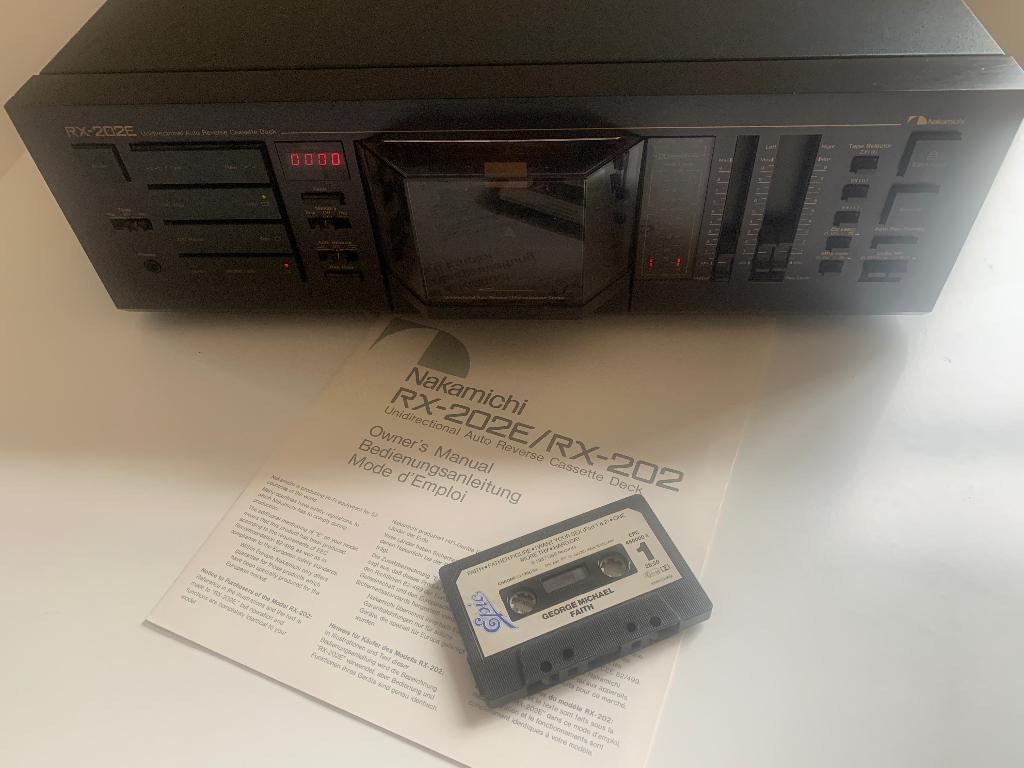 NAKAMICHI RX-202, Enlèvement, Magnétophone