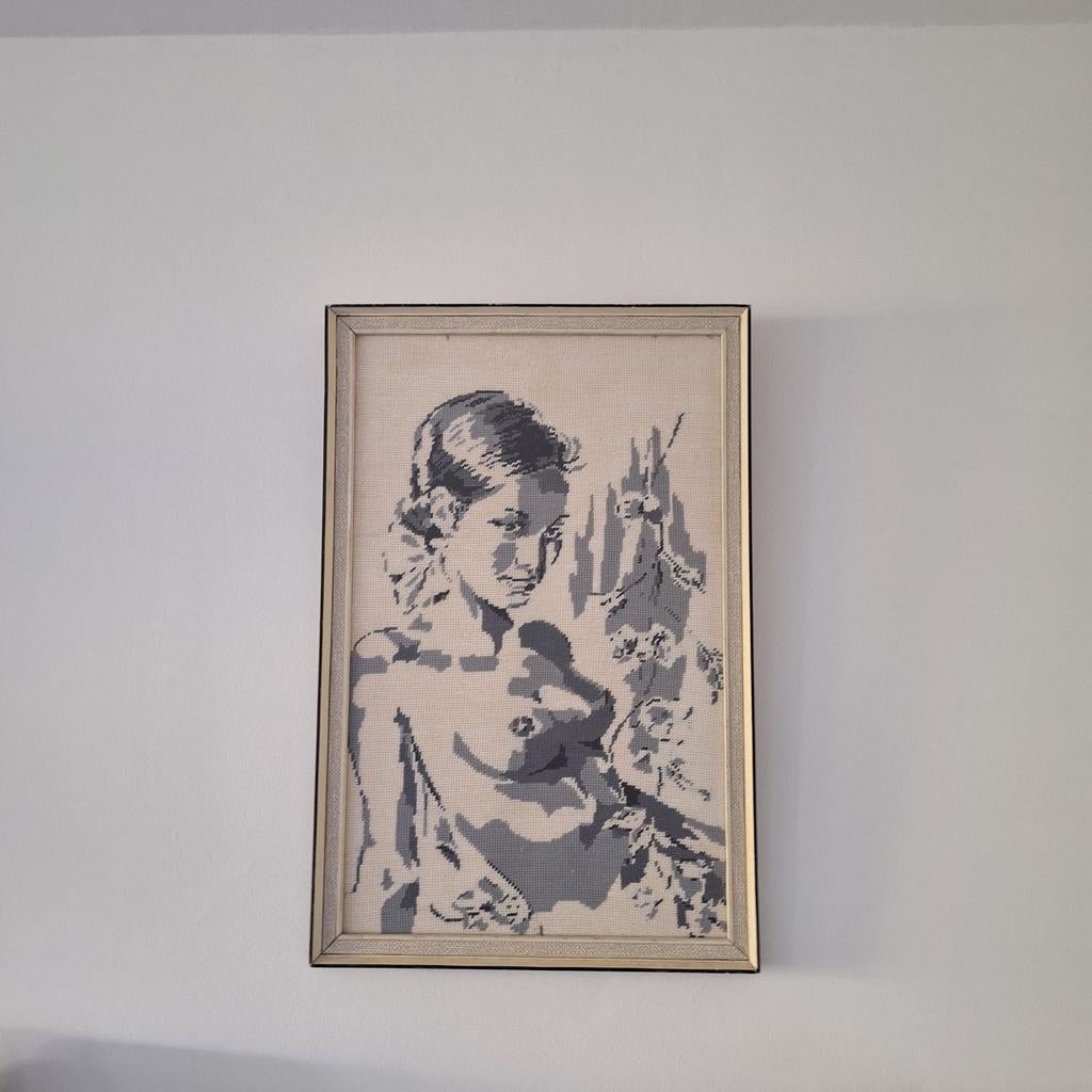 Gobelijn vinted naakte vrouw, Antiek en Kunst, Kunst | Etsen en Gravures, Ophalen