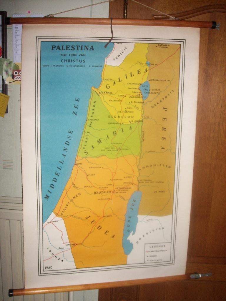 ancienne carte murale des Pays-Bas, Enlèvement