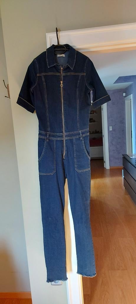 Jumpsuit jeans maat 36 in zeer nette staat, Ophalen, Zo goed als nieuw