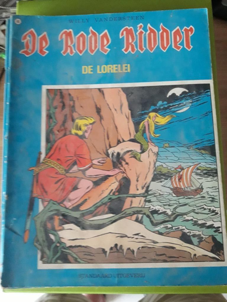 De rode ridder 46  De lorelei, Boeken, Gelezen, Willy Vandersteen, Eén stripboek, Ophalen of Verzenden