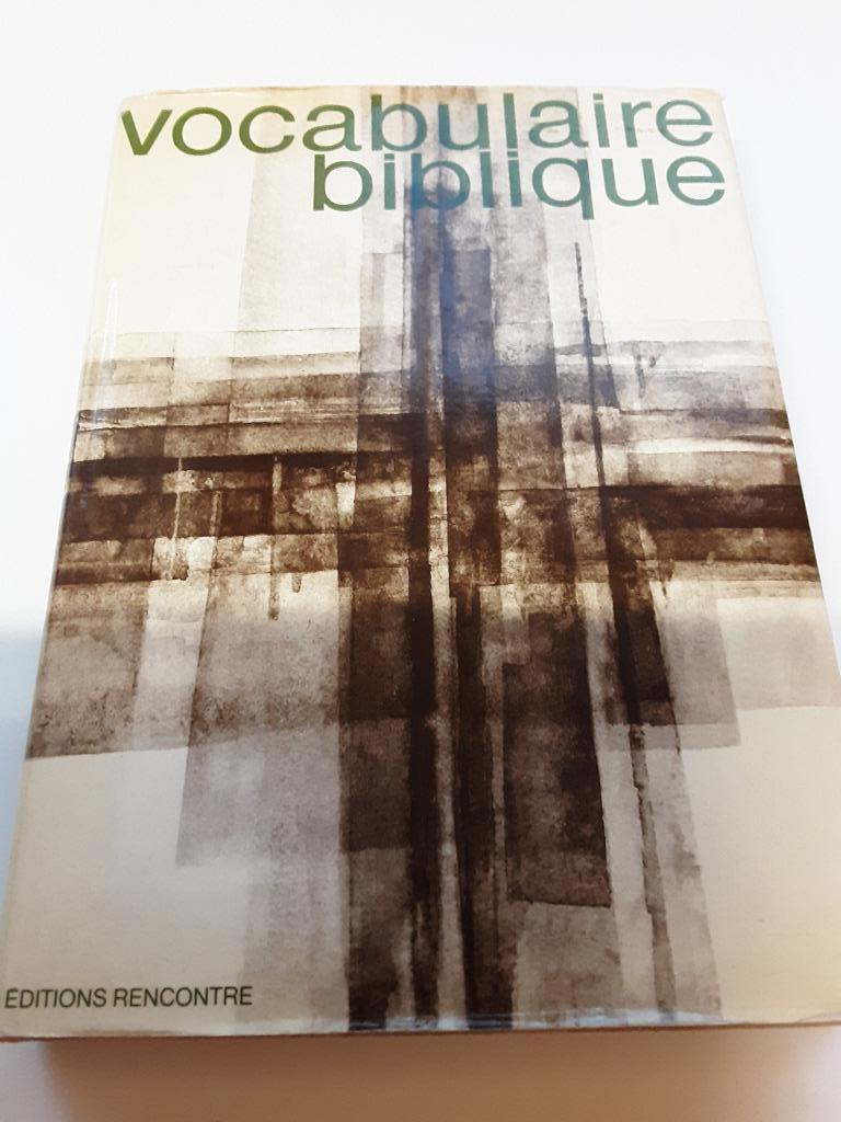 VOCABULAIRE BIBLIQUE VON ALLMEN, Livres, Enlèvement ou Envoi, Comme neuf, Christianisme | Catholique