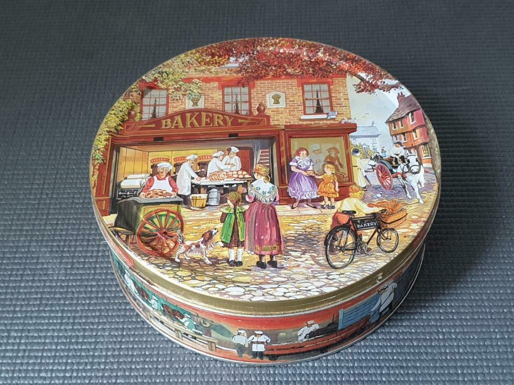 Baker Shop, Boulangerie, boîte en fer blanc, 19 x 6,5 cm, 20, Enlèvement ou Envoi, Comme neuf, Biscuits, Autres marques