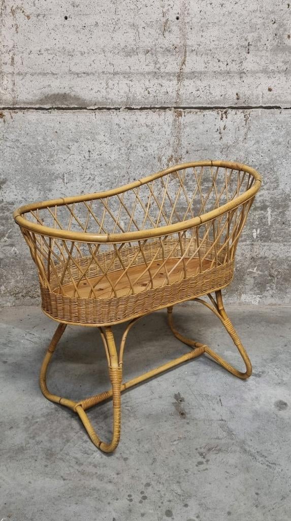 Wieg rotan, Kinderen en Baby's, Babywiegjes en Ledikanten, Ophalen, Wieg
