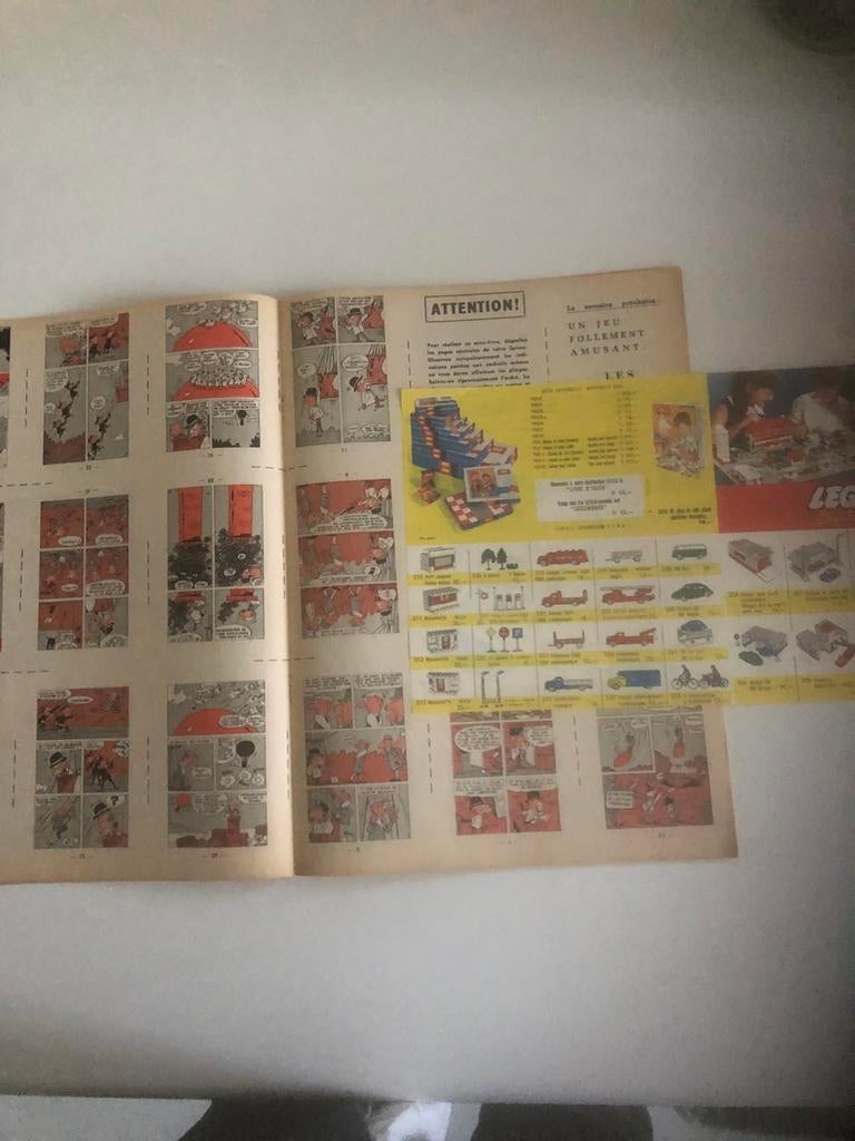 Spirou 1202 met miniverhaal en lego-reclame., Boeken, Eén stripboek, Ophalen of Verzenden, Zo goed als nieuw