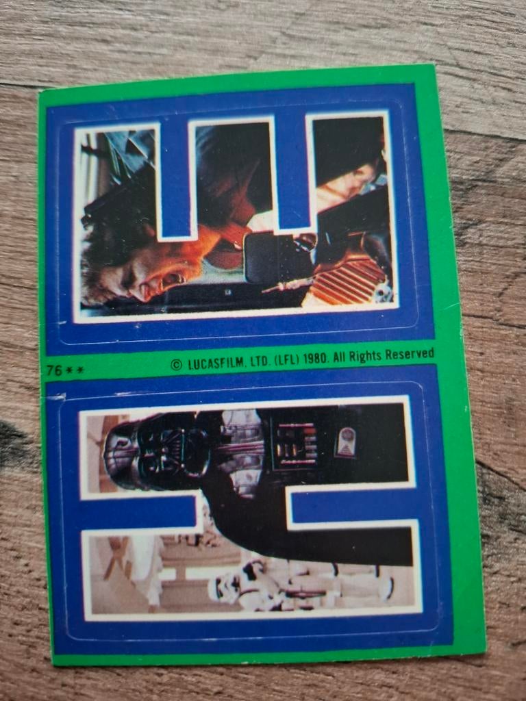 Star Wars : Topp's sticker, Verzenden, Zo goed als nieuw