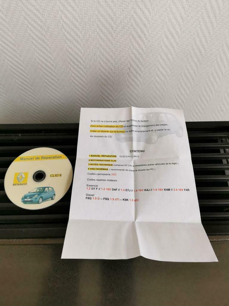 Guide de réparation Clio, Informatique & Logiciels, Enlèvement ou Envoi, Comme neuf
