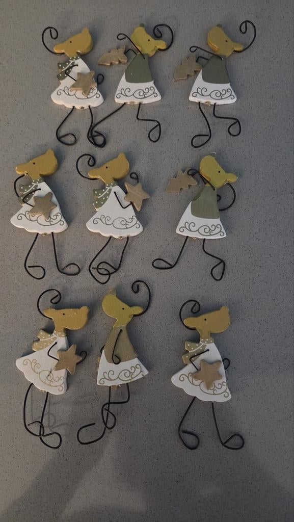 Houten kerstversiering., Ophalen