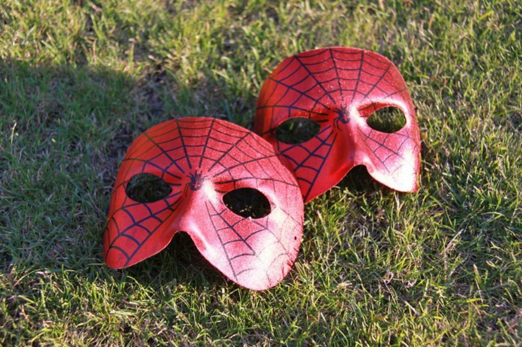 Masque SPIDERMAN haute qualité semi-rigide, Ophalen of Verzenden, Zo goed als nieuw, Jongen of Meisje