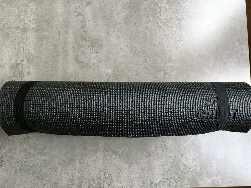 Nouveau tapis de yoga noir de Crivitt, Enlèvement ou Envoi, Neuf, Tapis de yoga