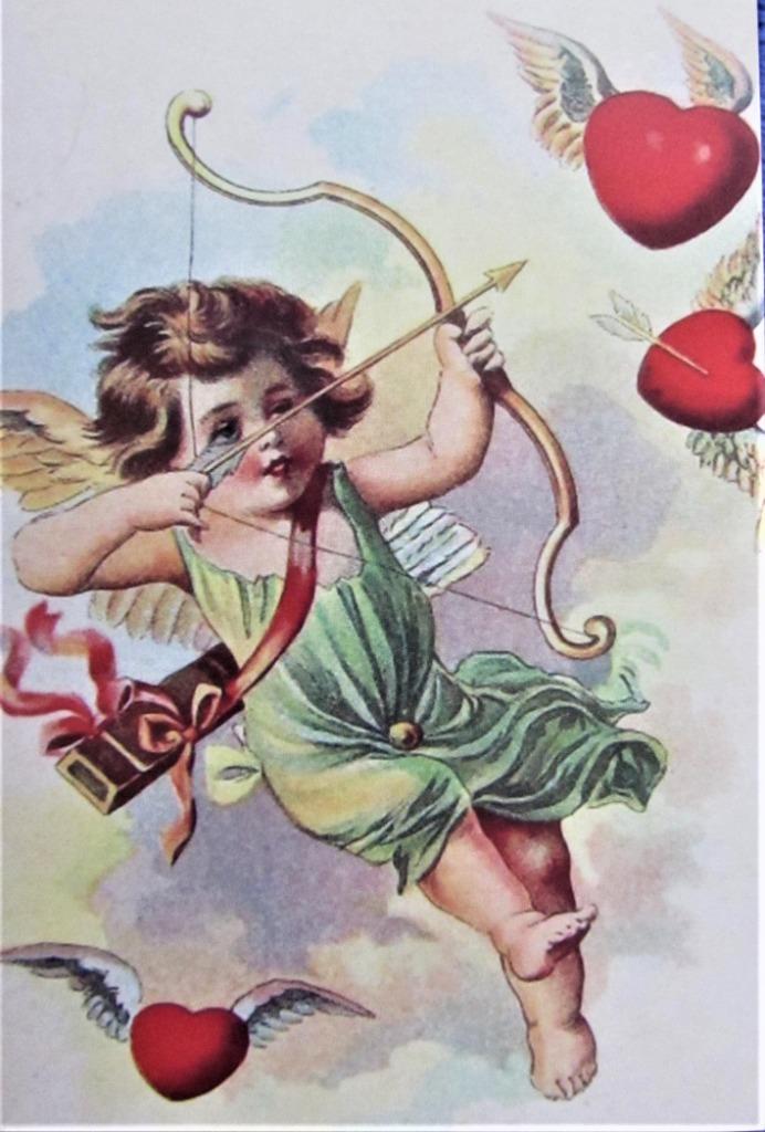FANTASIEKAART- VALENTIJN, Ophalen of Verzenden, Ongelopen, Feest(dag)