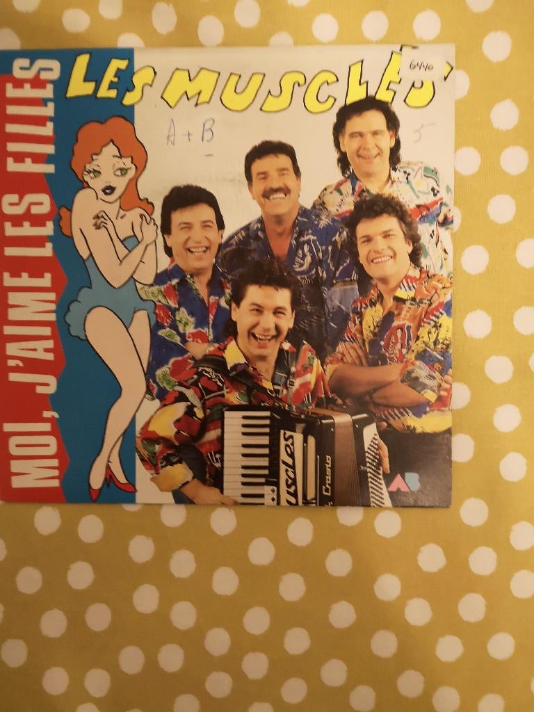 singel les musclés moi,j'aime les filles, Cd's en Dvd's, Vinyl Singles, Gebruikt, 7 inch, Single, Ophalen of Verzenden