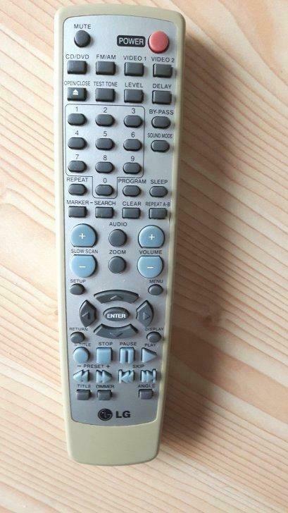 afstandsbediening lg voor home cinema system, TV, Hi-fi & Vidéo, Enlèvement ou Envoi, Utilisé
