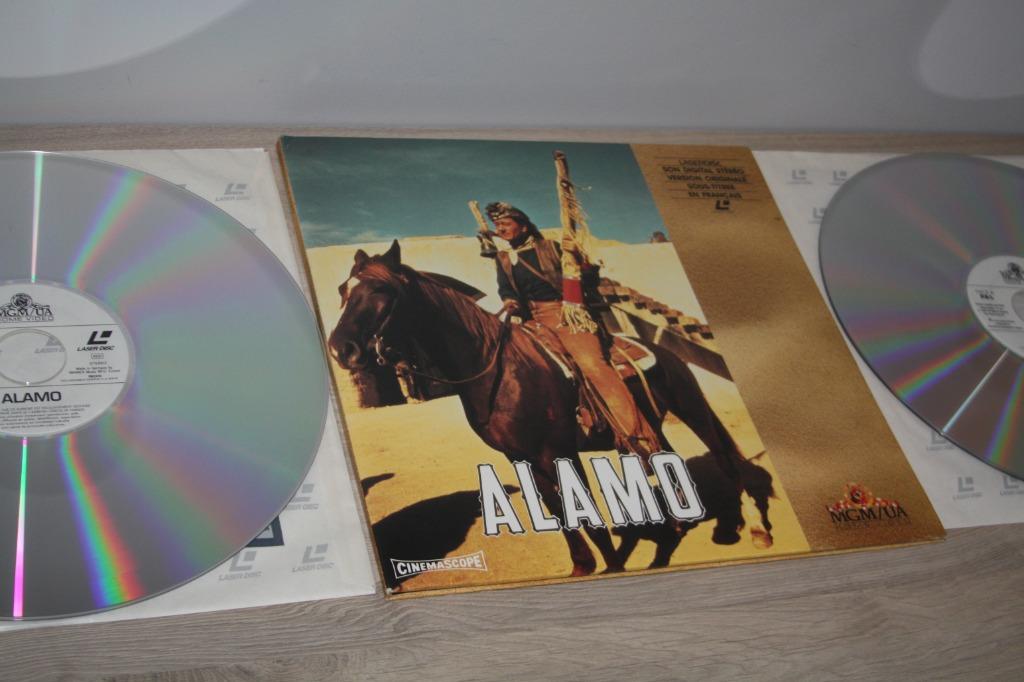 Laserdisc 2 disc , Alamo , John Wayne (Frans) perfecte staat, Verzamelen, Ophalen of Verzenden, Zo goed als nieuw, Film, Overige typen