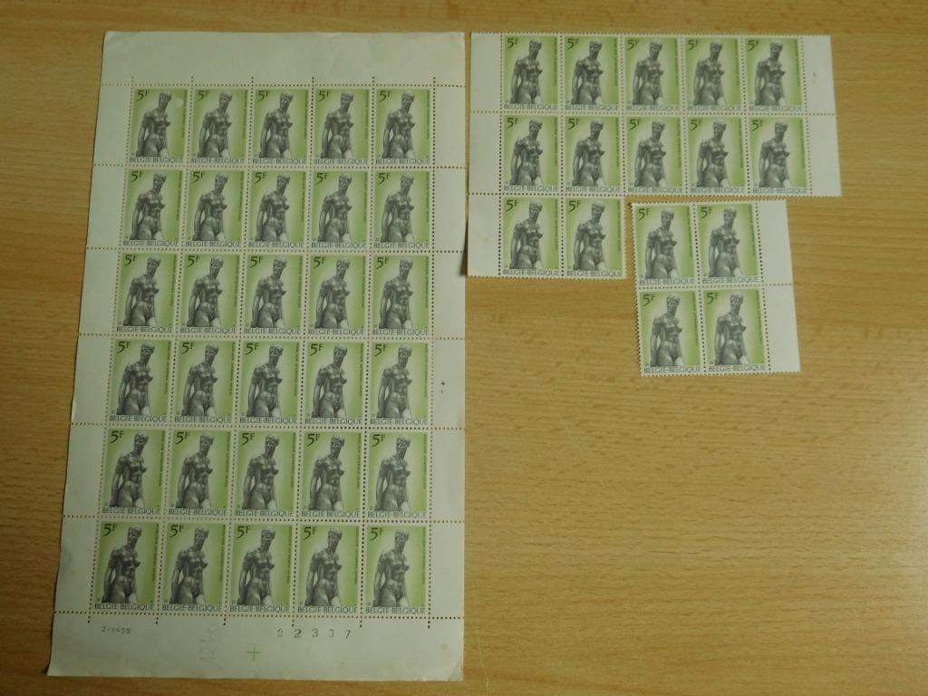 Belgische postzegel NIET geannuleerd, Ophalen of Verzenden, Postfris, Niet gestempeld