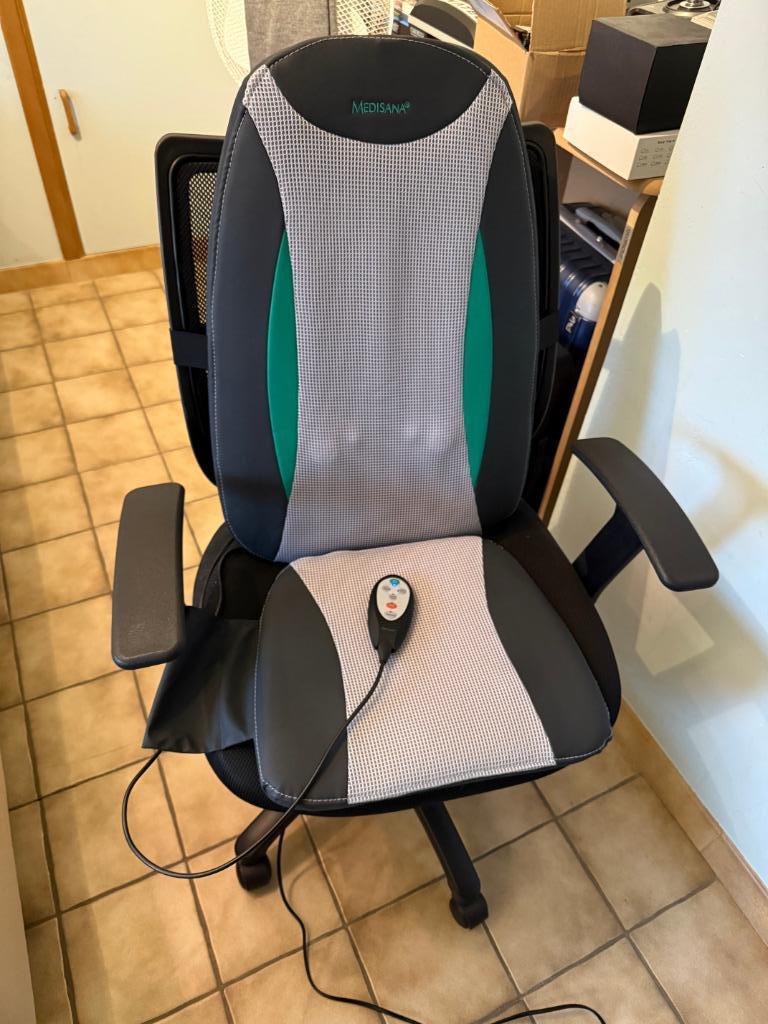 medisana shiatsu massagestoel, Enlèvement, Comme neuf, Chaise de massage ou Coussin