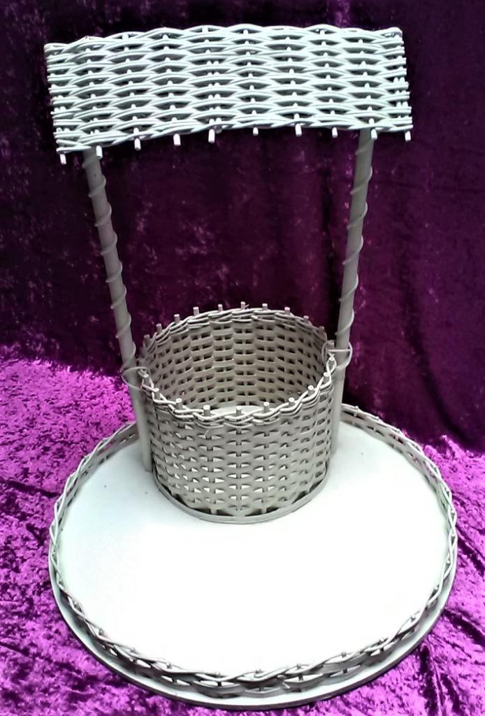 Presentatie mand waterput voor doopsuiker- witte kleur groot, Ophalen, Nieuw, Kraamcadeau
