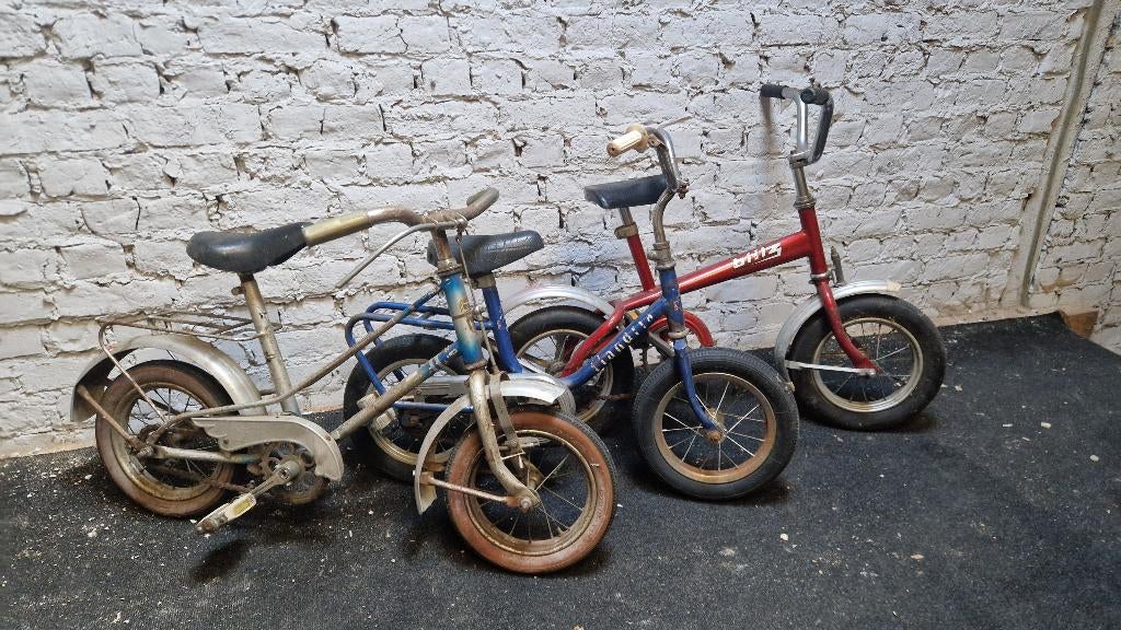 Lot van 3 kinderfietsjes met ballonbandjes, samen 90euro, Vélos & Vélomoteurs, Enlèvement, Utilisé, Moins de 16 pouces