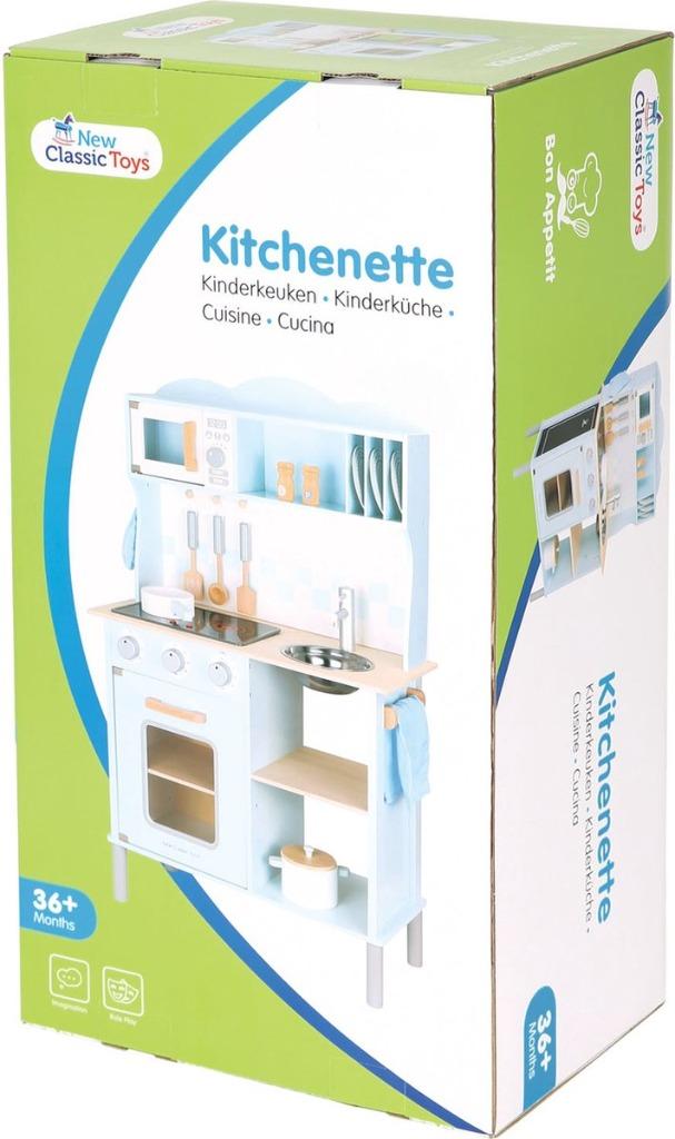 New Classic Toys speelkeuken blauw nieuw, Ophalen of Verzenden, Nieuw, Speelkeuken