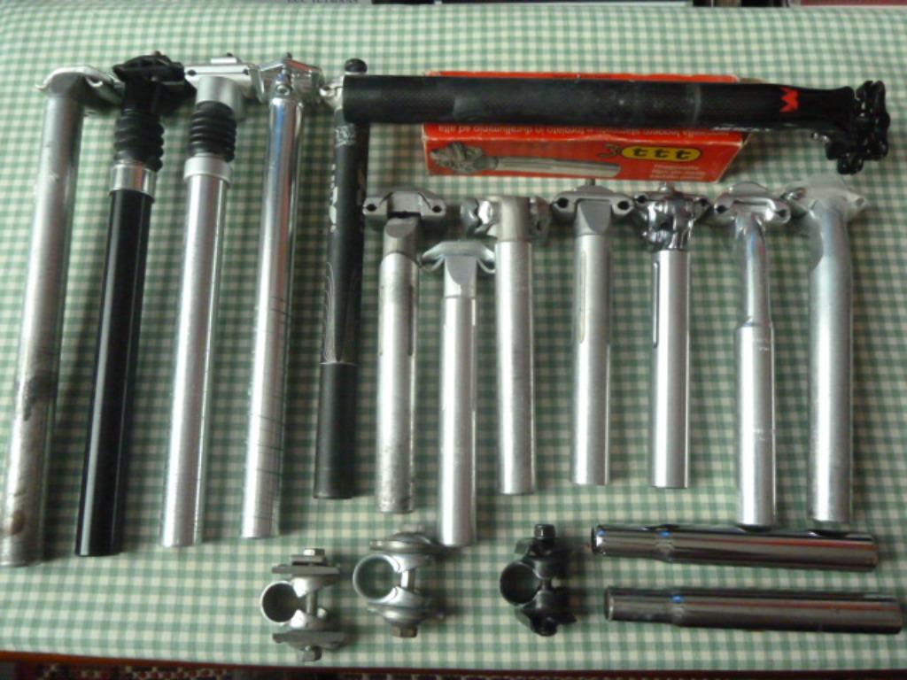13 mooie vintage zadelpennen, Campagnolo, Merckx, 3 adapter., Fietsen en Brommers, Ophalen of Verzenden, Gebruikt, Overige typen