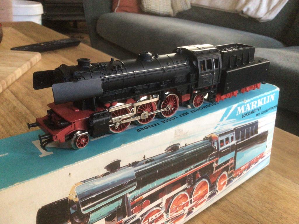 Marklin, stoomlok 3097, heel zelden, topstaat in ovp, Courant alternatif, Enlèvement, Utilisé, Locomotive