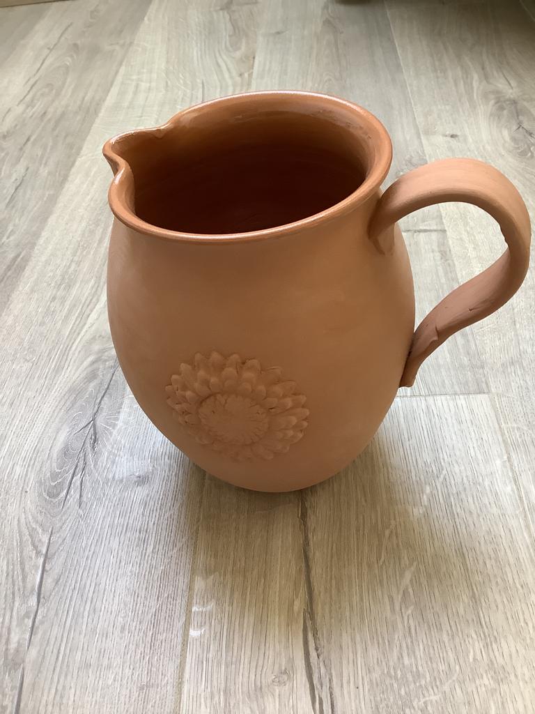Terracotta kruik, Ophalen, Nieuw