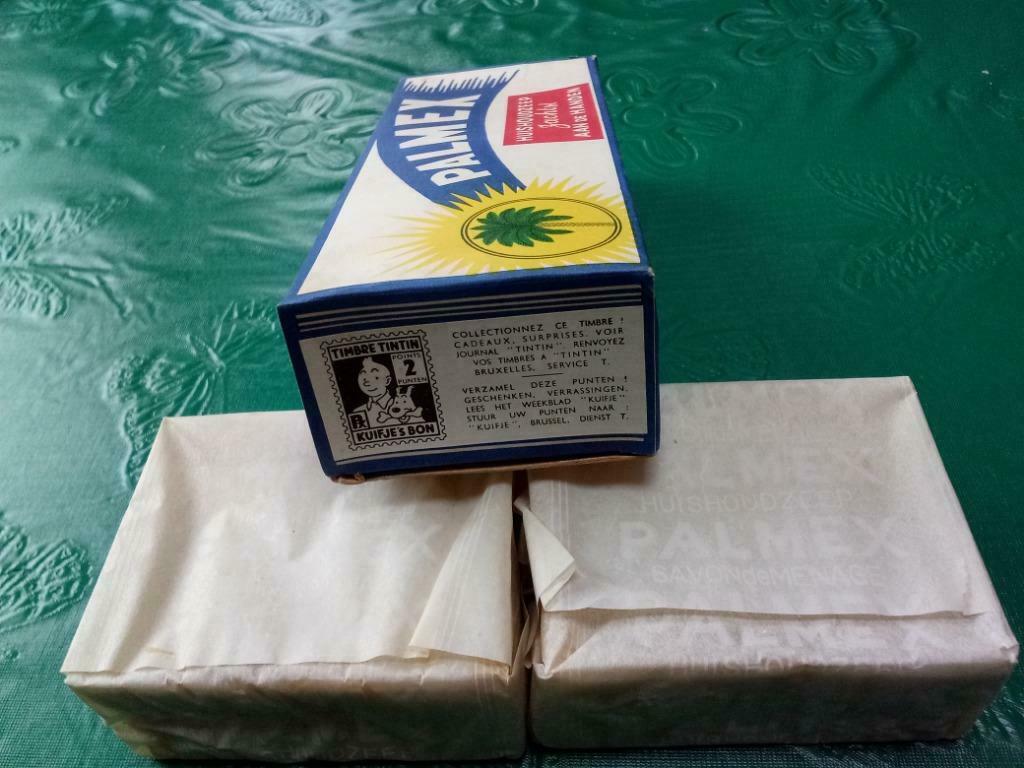 Savon palmex ancien avec vieux bon Tintin, Enlèvement ou Envoi, Neuf