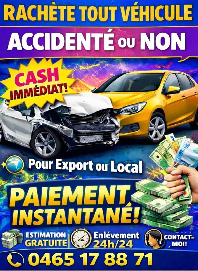 Een beschadigde auto kopen of niet — Contante betaling
